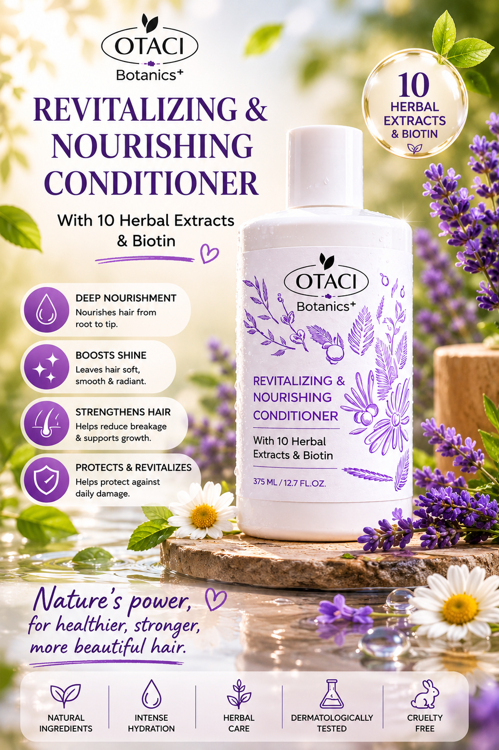 99b43a24-0baf-4926-a9bc-878d3901a8d7 otaci botanics+ revitalizing & nourishing conditioner with 10 herbal extracts & biotin – 375 ml
