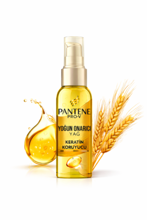 pantene pro v intense repair hair oil with keratin – smooth, strong & shiny hair