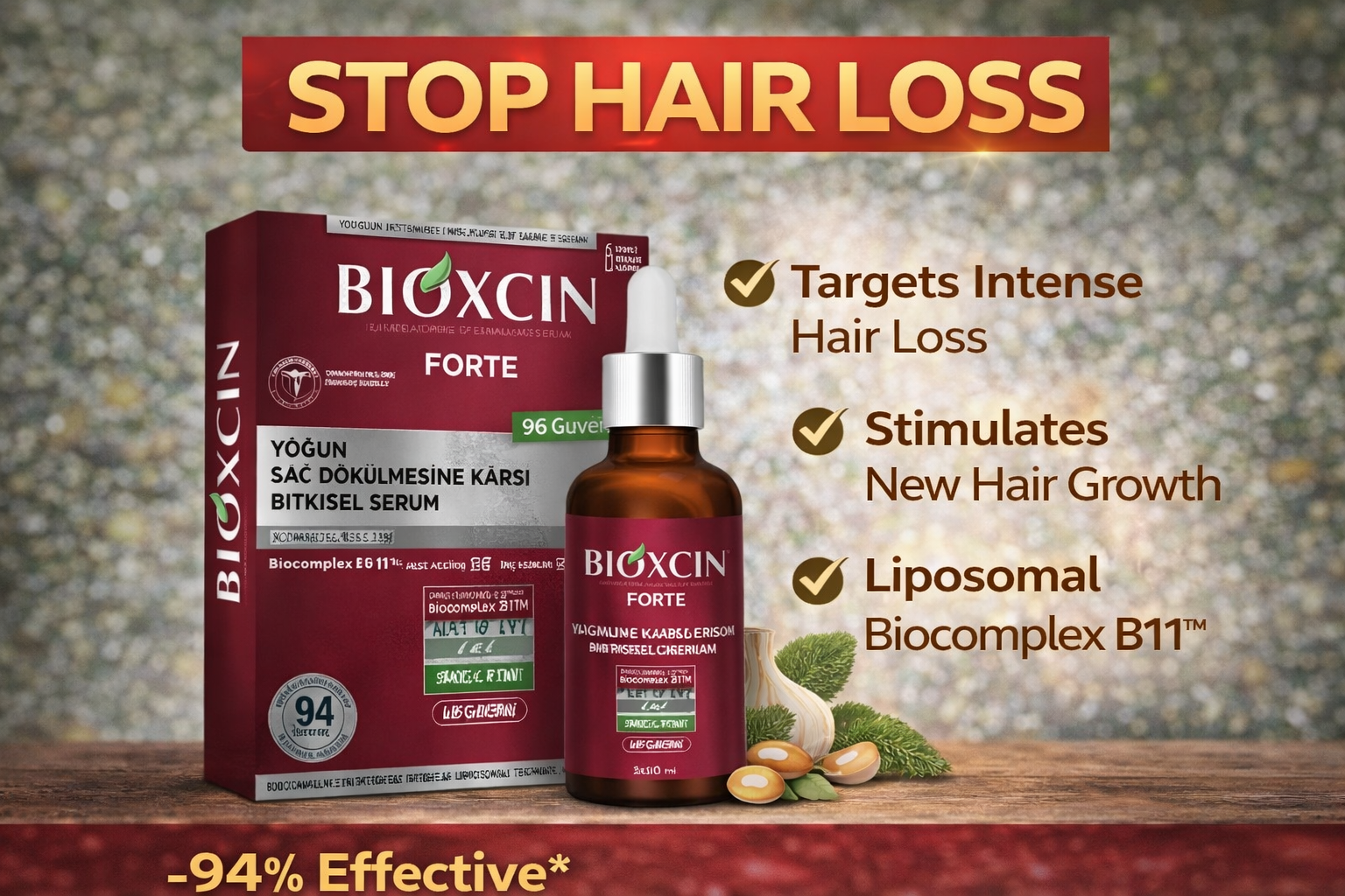 bioxin forte intensive herbal serum for hair loss – 3x50 ml bioxin forte intensive herbal serum for hair loss – 3x50 ml