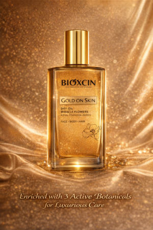 Home bioxcin gold on skin miracle flowers dry oil – face, body & hair nourishing oil (100 ml)