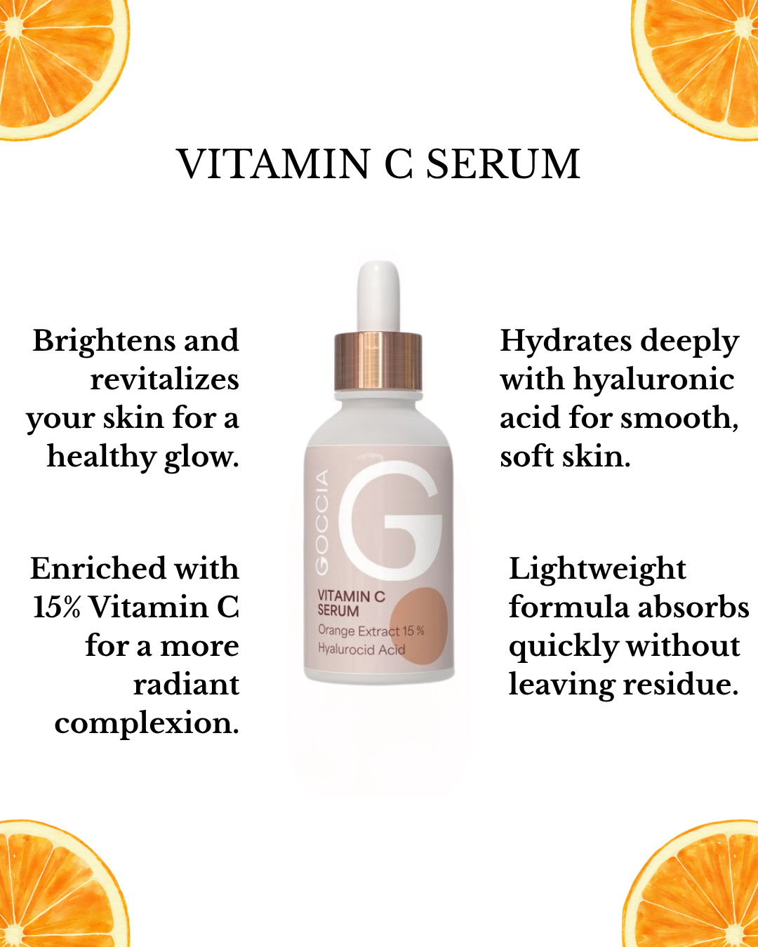 vitamin c brightening serum with hyaluronic acid – 15% orange extract vitamin c brightening serum with hyaluronic acid – 15% orange extract